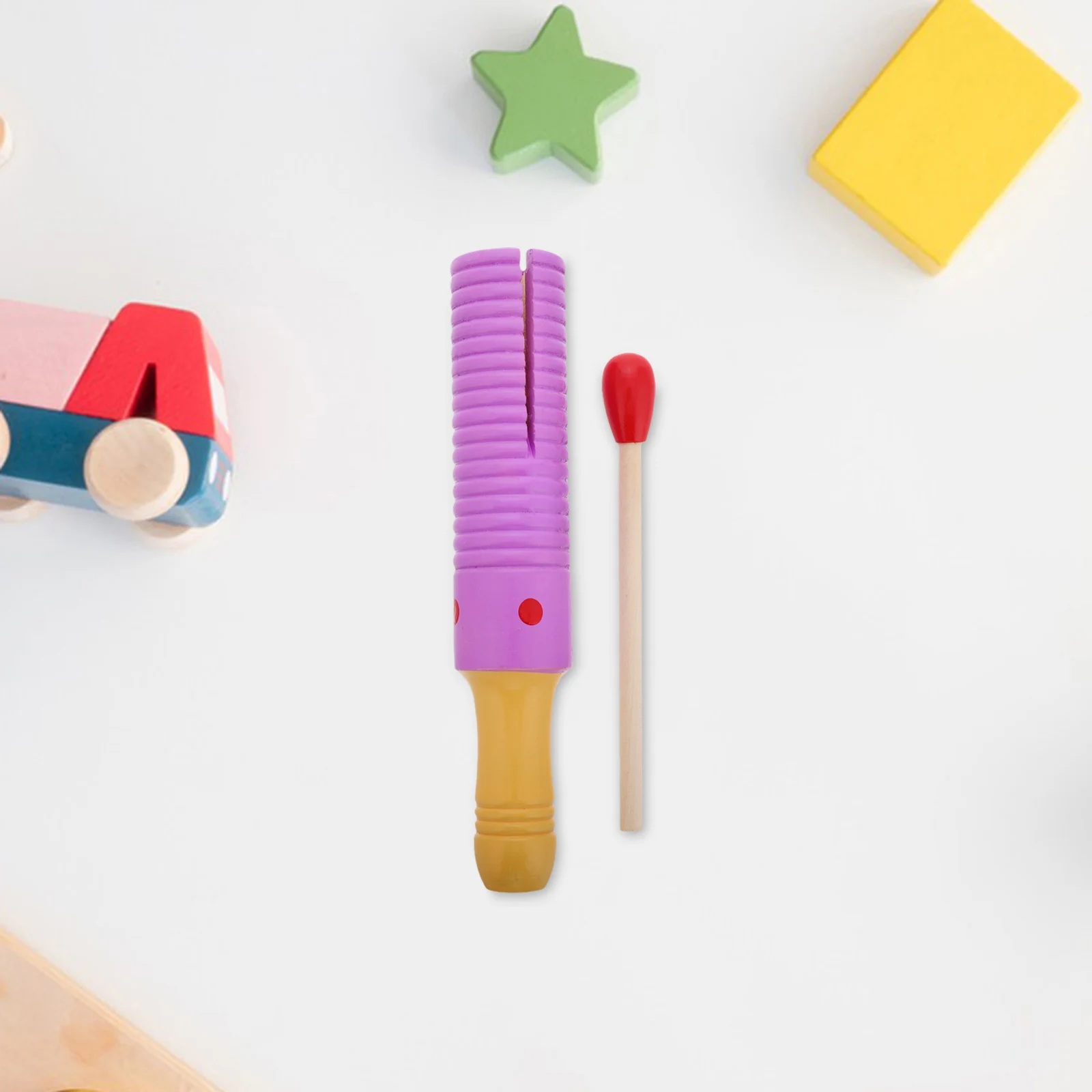 

Orff Instrument Baby Toys Chinese Temple Blocks Monophonic Educational Music Child