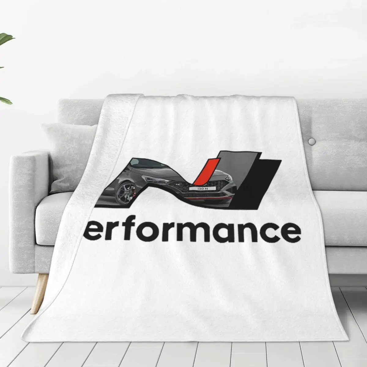 2021 FACELIFT N Performance - Shadow Grey Blanket Flannel Throw Blanket Bedding for Bed Living room Picnic Travel Home Couch