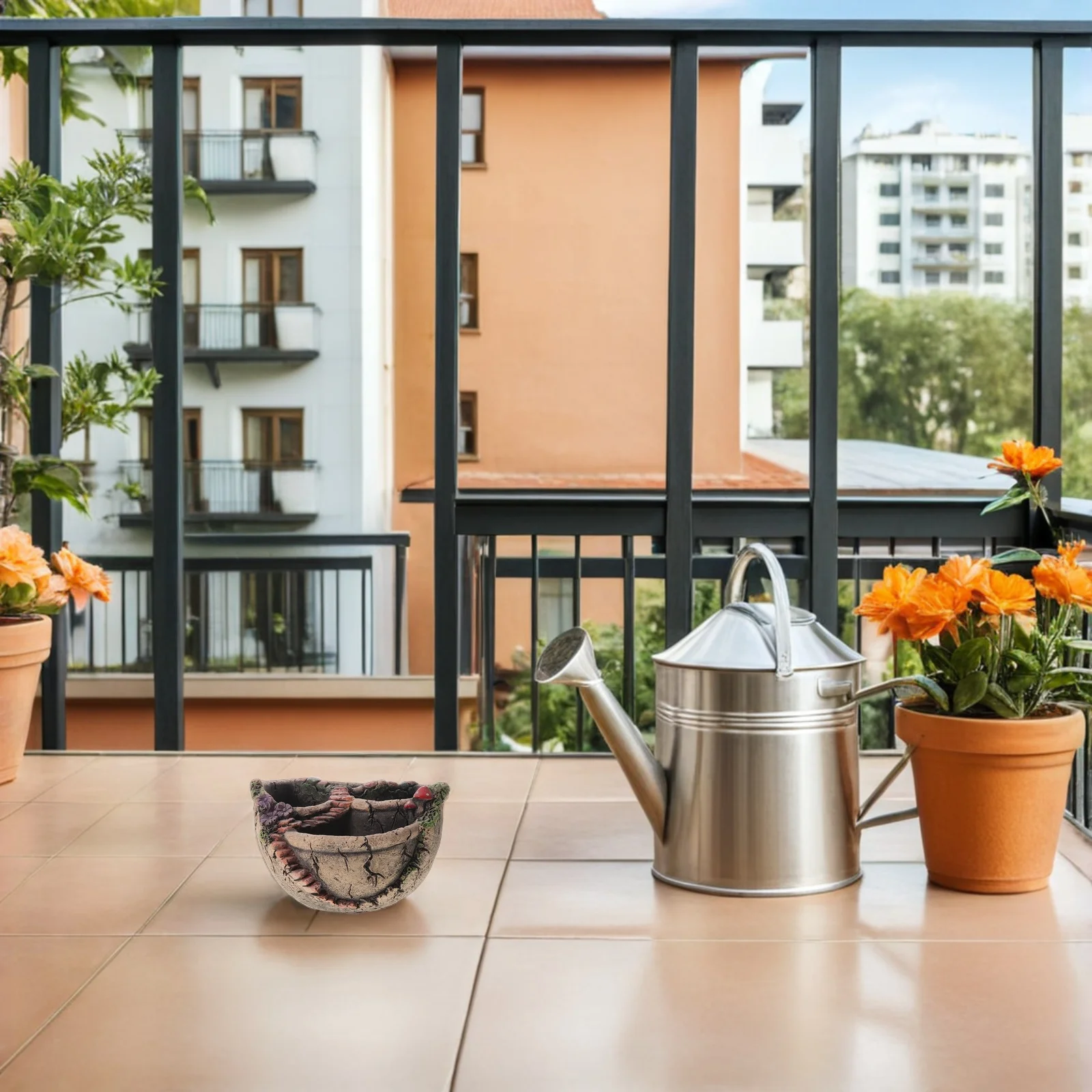 

Succulent Plant Pots Mushroom for Plants Flower Mini Flowerpot Planting with Drainage Small Garden