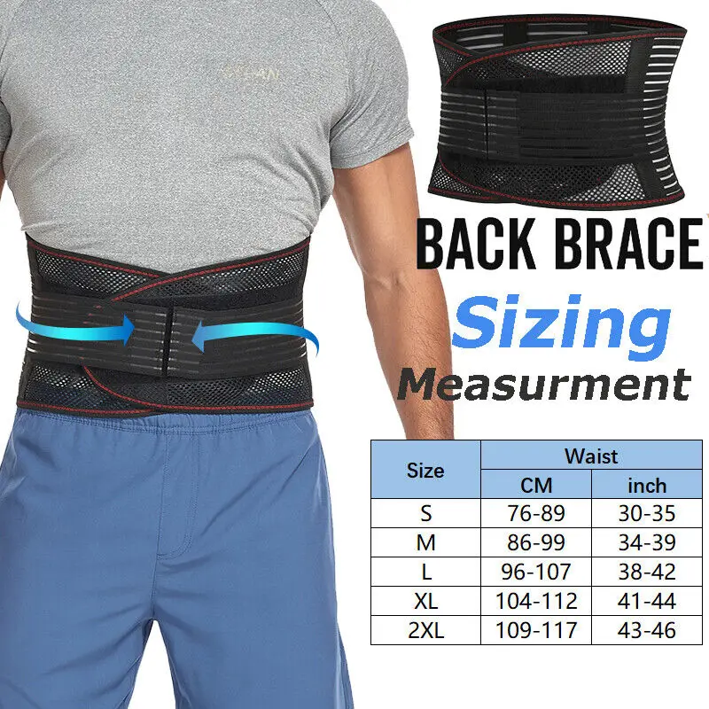 Back Support Belt Men Back Brace Belt Lumbares Ortopedicas Protection Spine Support Belt Waist Trainer Corset