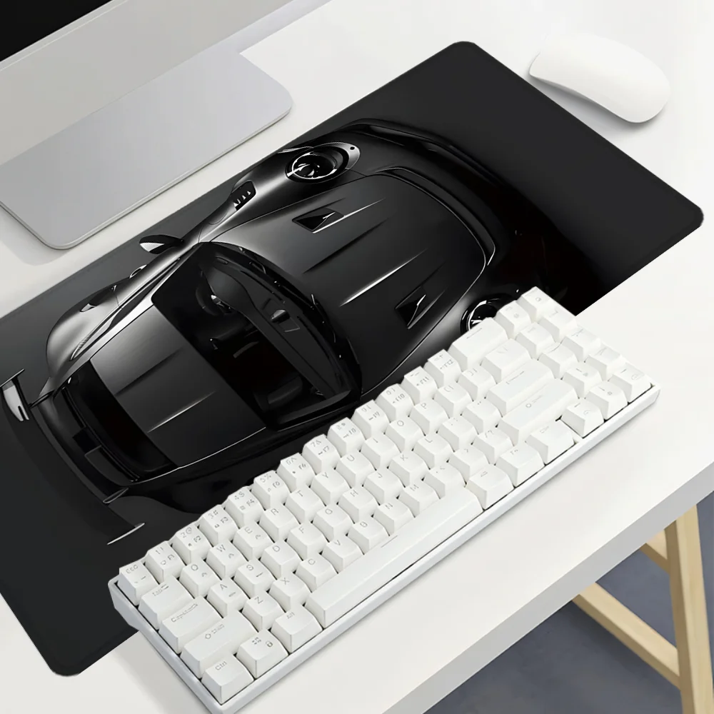 Racing Car Mouse Pad Cute XXL Gaming Mousepad Rubber Base with Stitched Edge Non-Slip Desk Pad Large Computer Desk Accessories