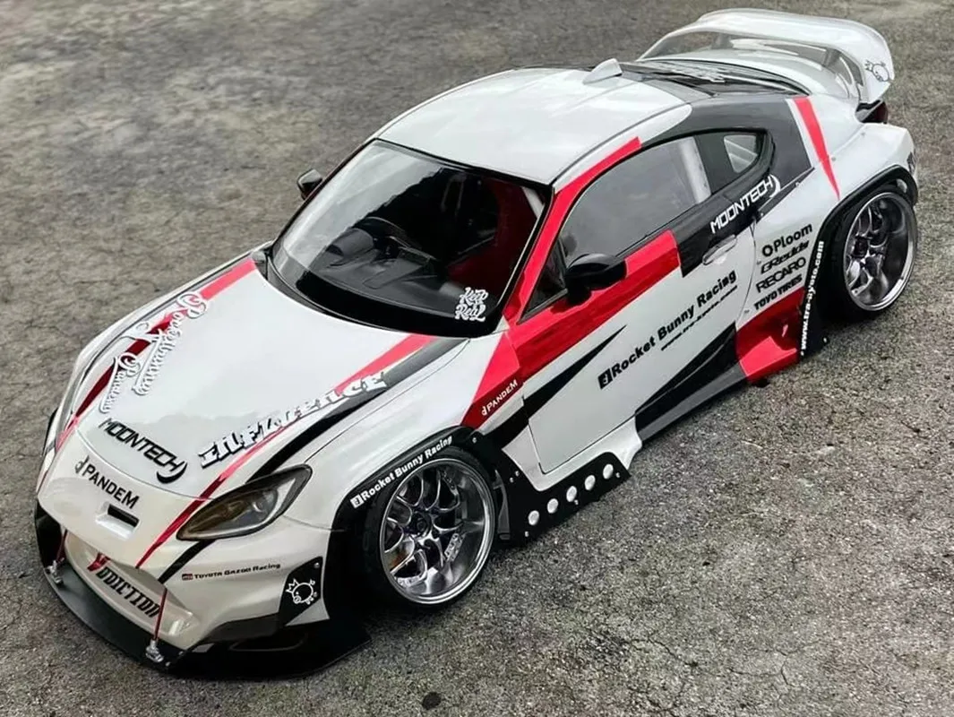 Addiction Toyota GR86 Pandem 1/10RC drift shell transparent AD-RB9 CLEAR BODY