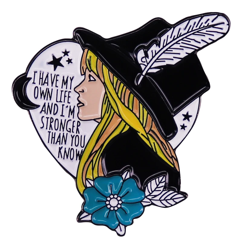 A2348 Feminism Enamel Pins Custom Girl Power Love Brooches Lapel Clothes Badges Women Hat Jewelry Gift for Friends Wholesale