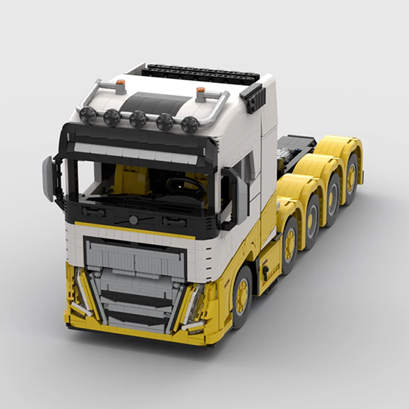 3652 pièces de transport FH16 10X4 tracteur MOC, blocs de construction modulaires personnalisables, conception créative, jouet éducatif DIY pour garçons, cadeaux de vacances
