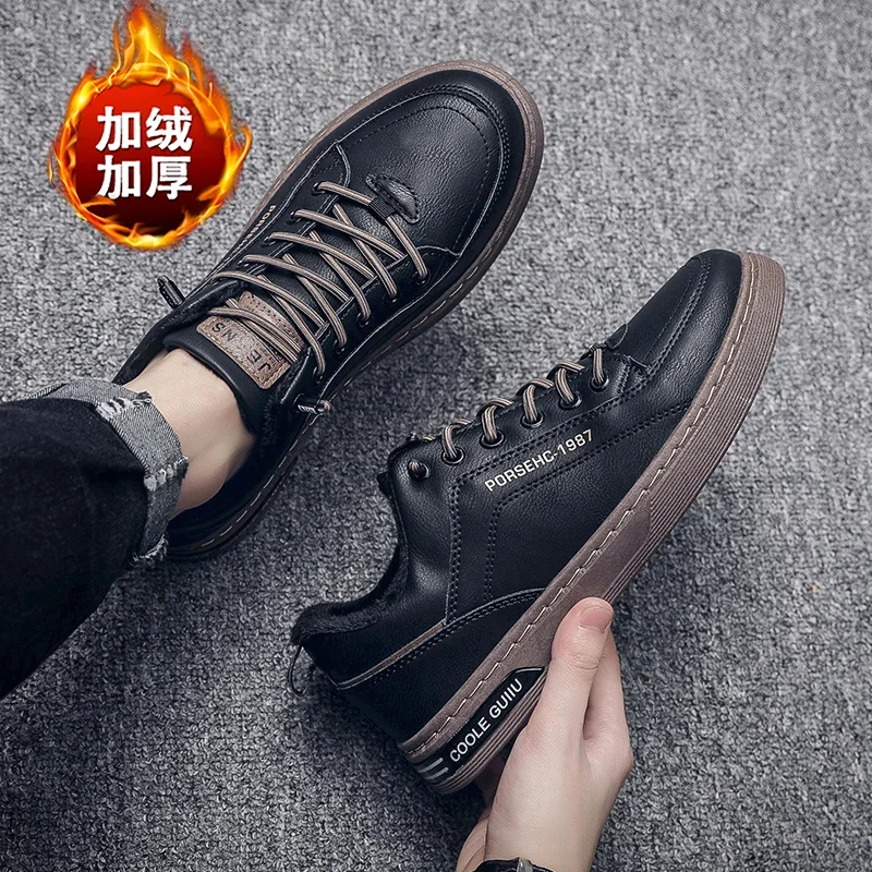 Skateboard Casual Sneaker Male Sneakers Sports and Leisure Ankle Boots Loafers Winter Boots for Men Winter Sport Shoes for Men