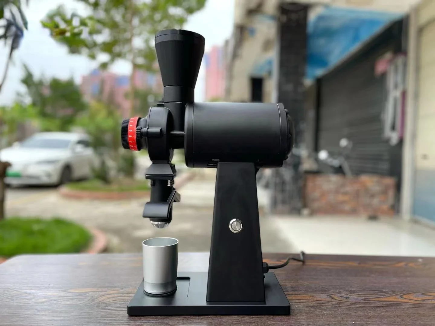 سبائك التيتانيوم سكين مسطح 90 مللي متر اسبريسو طاحونة اليد صب SOE القهوة طاحونة الكهربائية التجارية الشاي طاحونة 400 واط