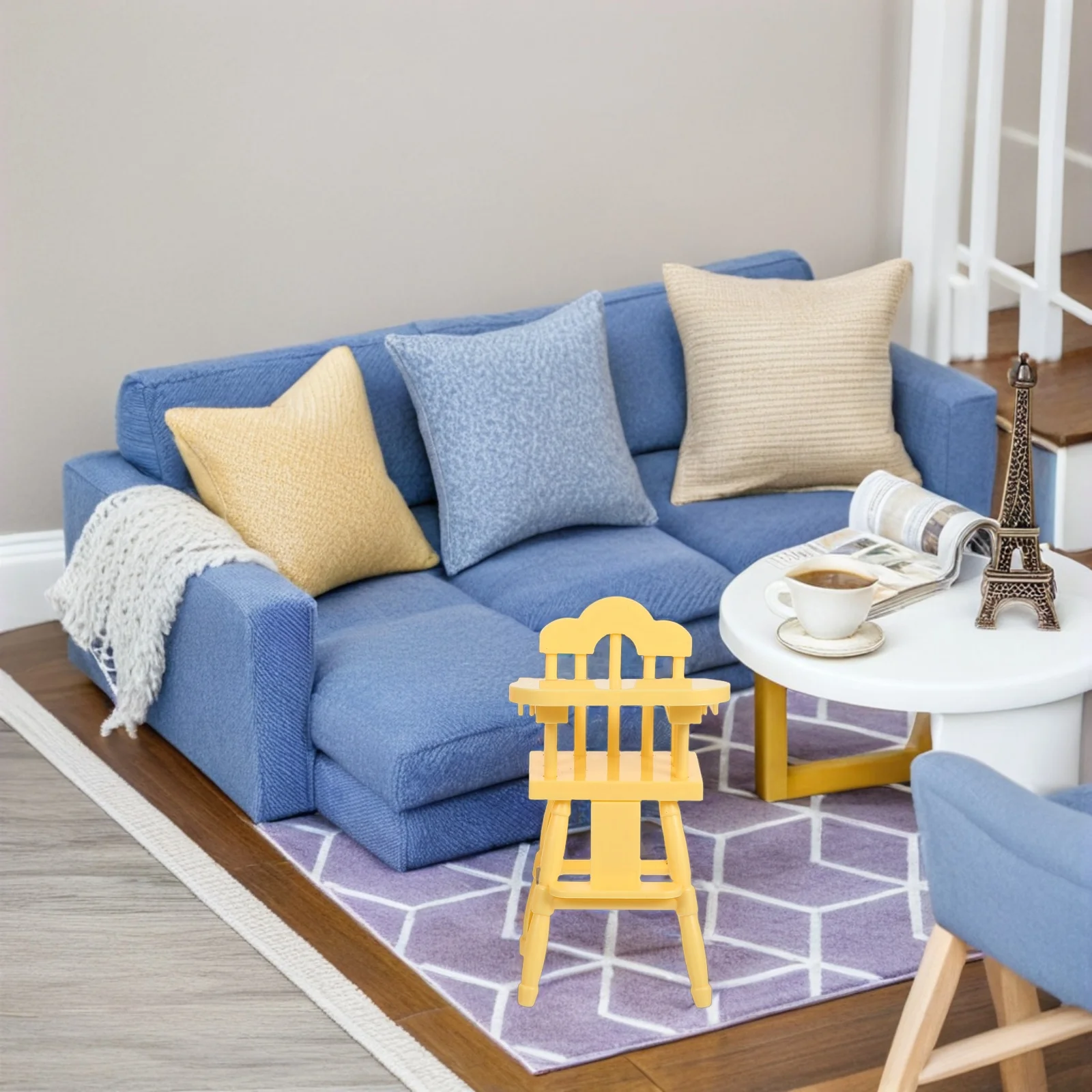 

Stroller Dining Chair Toys Baby for Cars Nursery Cartoon Accessories House Decoration Carriage