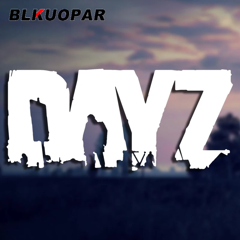 BLKUOPAR DayZ Zombie Survival Game Logo Car Stickers Popular Sign Decal Waterproof Die Cut Laptop Windshield Car Styling