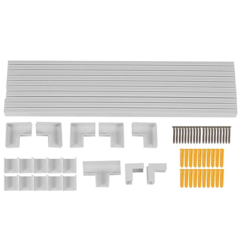 

Cable Concealer Cable Trunking Kit ,Wall Cable Tidy Wire Channels Cable Hiders, Wire Cords Concealer For Home Office