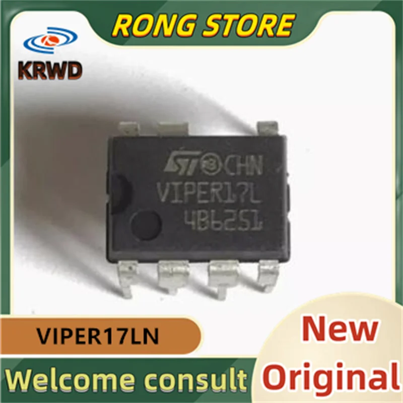 20 piezas VIPER17L, nuevo, Original, VIPER17LN, DIP7