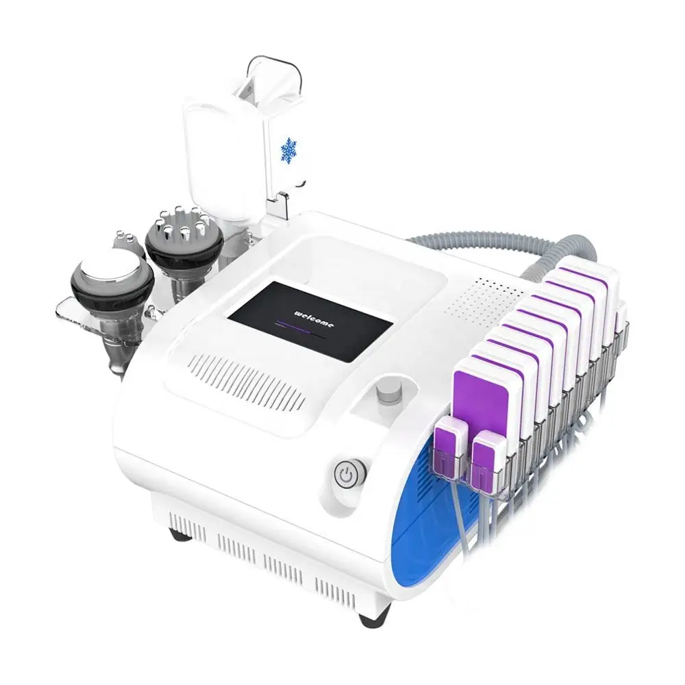 40k RF Bolographic Effects Eye Pad Vacuum Slimming Cellulite Reduction Body Shaping Machine LED Cooling Fat Frozen