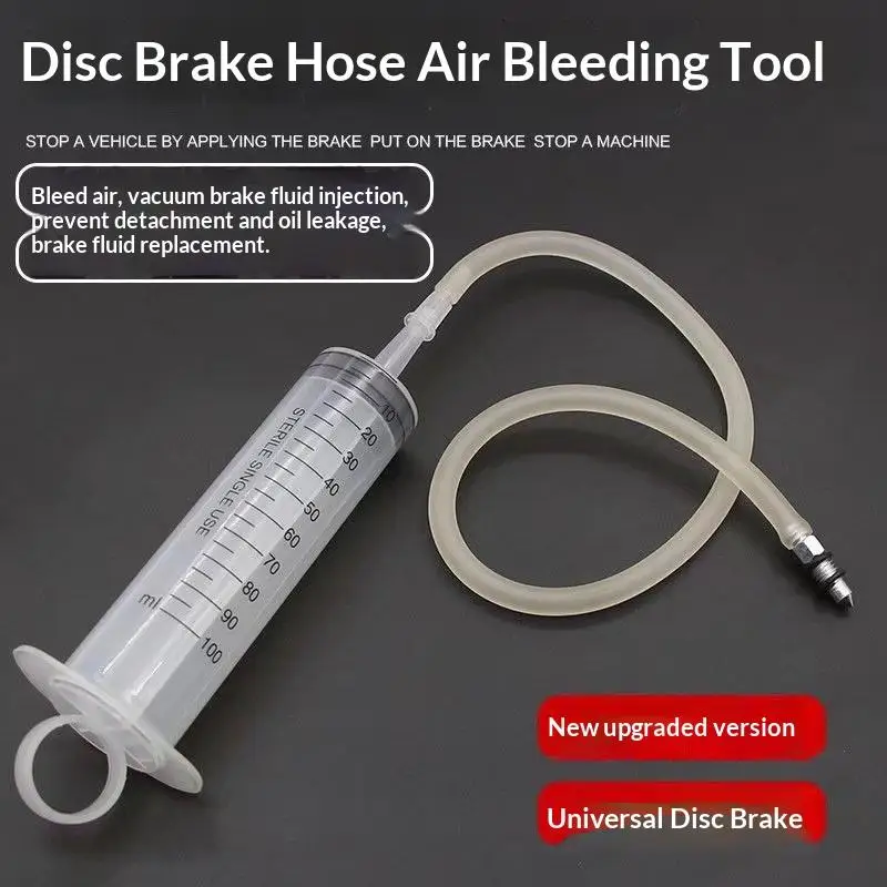 Universal Motorcycle Brake Bleed Kit High Quality Material Caliper Gas Bleed Syringe with Hose for Daily Motorbike Maintenance