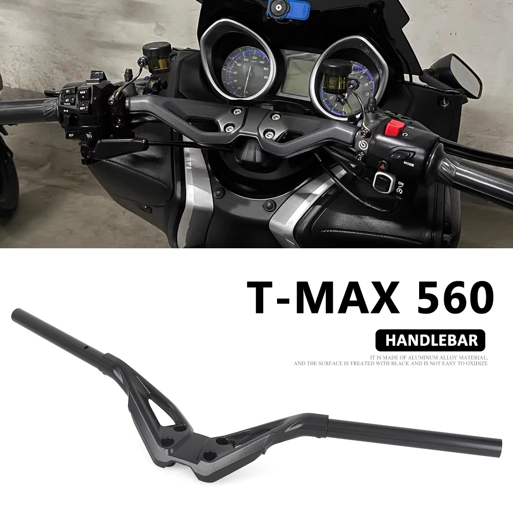 

Motorcycle Accessories Handlebar Heightened Aluminum Handle Bar For YAMAHA TMAX 560 TMAX560 T-Max560 T-MAX 560 2022 2023 2024