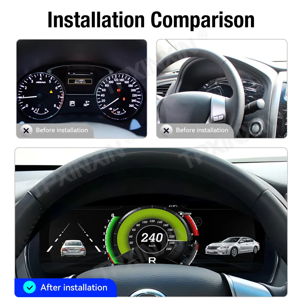 Instrument Cluster Dashboard For Nissan Teana 2013~2018 Car Speedometer Odometer Gauge Panel Auto Replacement Parts Auto Gauge