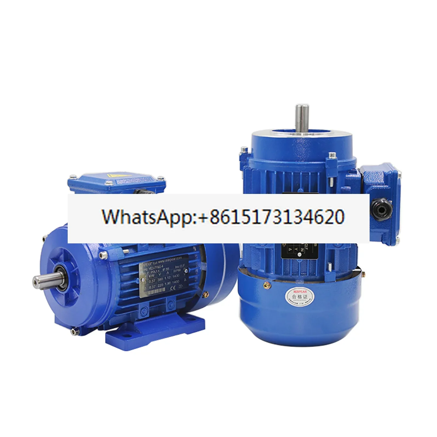 YE4 small flange aluminum shell motor 0.37KW0.55KW0.75KW1.5KW three-phase asynchronous motor 380V