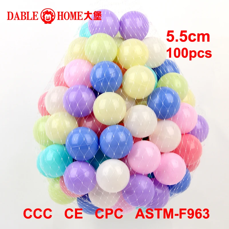 Ocean Ball Water Pool PE Soft Outdoor Sport Ball Pit Eco-friendly Plastic Colorful Funny Play Tent Bath Toy Gift for Children