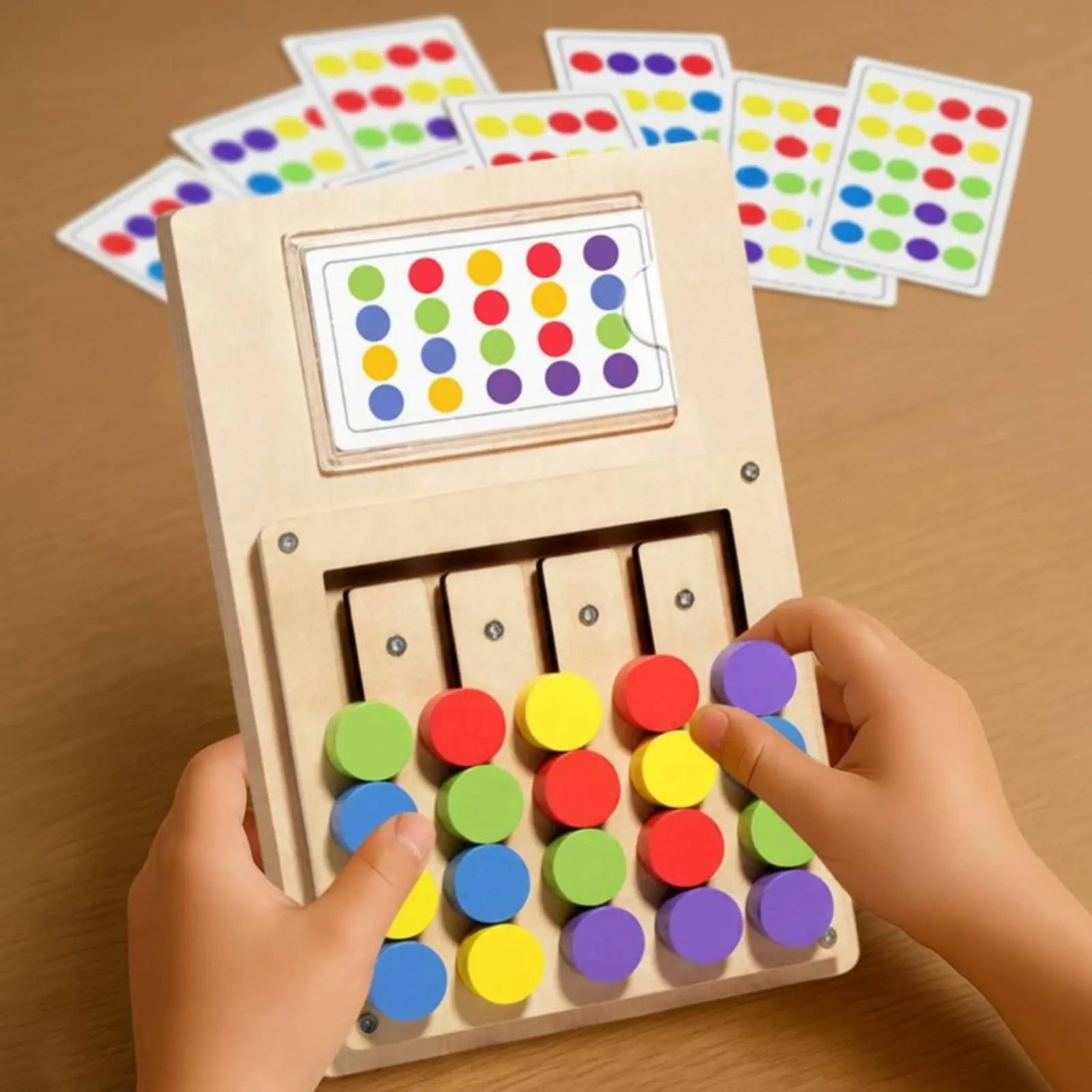 jeu-de-tri-des-couleurs-jouet-de-reflexion-multisensoriel-jeu-de-societe-d'orthographe-jeu-de-mots-en-bois-robuste-apprentissage-pratique