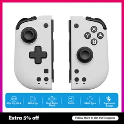 COIORVIS Joycons per Controller Nintendo Switch Pro Joystick regolabile Controller ad effetto Hall vibrazione Hd/6 assi Gyro Joy Pad