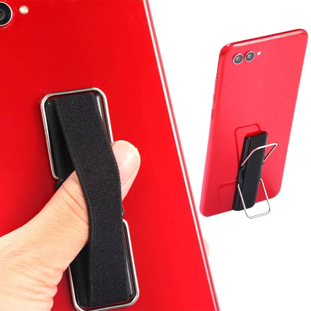 Mobile Phone Universal Strap Elastic Bracket Mount Back Sticker Band Finger Grip Sling Phone Stand Phone Holder