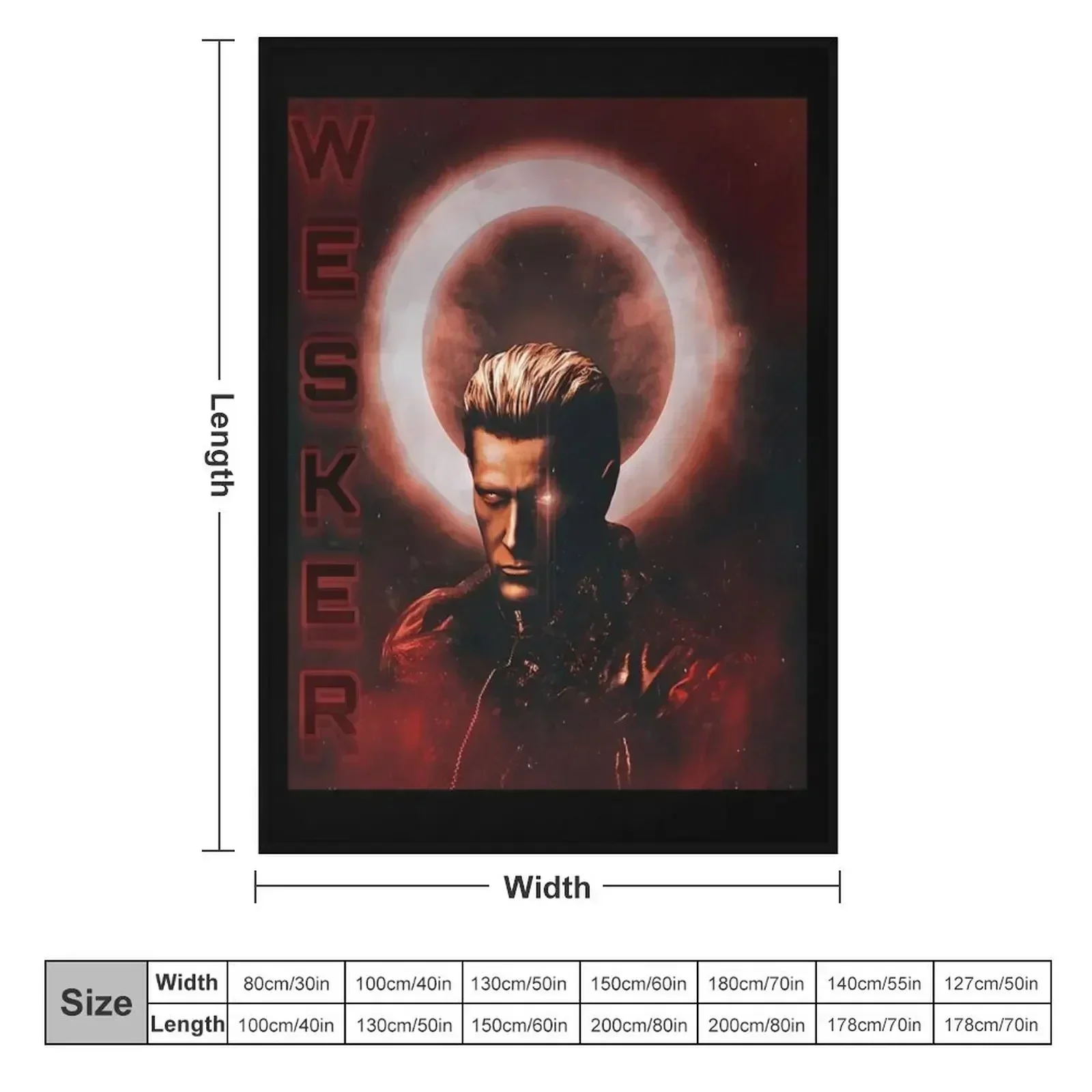 Wesker Glow Throw Blanket Soft Plush Plaid For Baby Giant Sofa sofa bed Plaid Camping Blankets