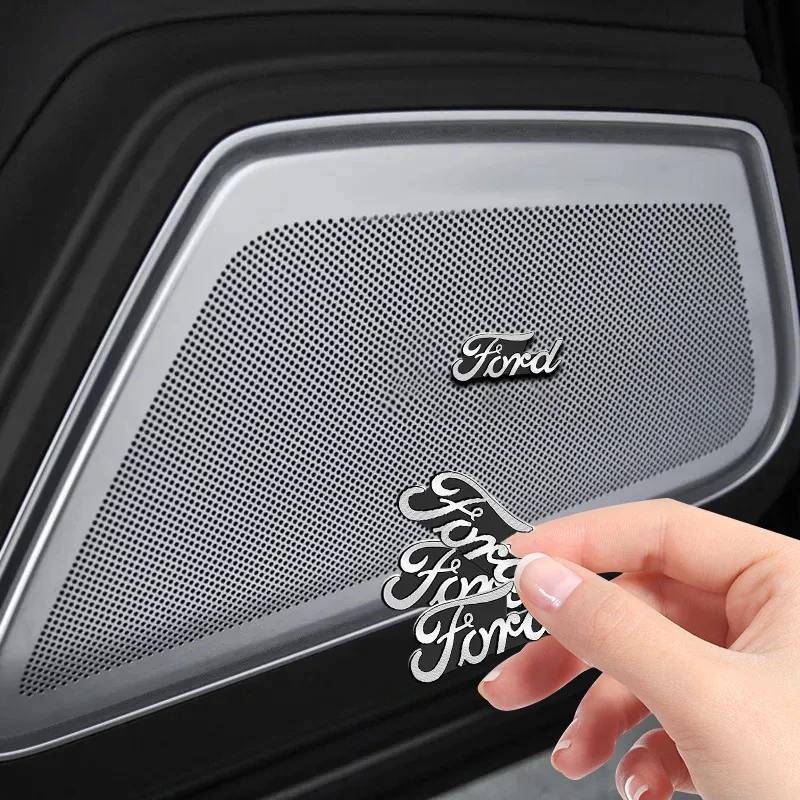 

1/2PCS New Car Audio Decorate Badge Emblem Stereo Sticker For Ford ST FOCUS 2 3 Mondeo Fiesta Kuga MK2 MK3 MK4 Ecosport Fusion