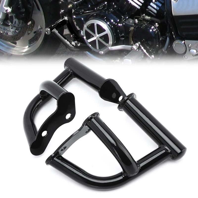 

Engine Guard Black Motorcycle Falling Protection Crash Protector Bar Frosted Body Bumper For Yamaha VMX 1200 Models 1985-2007