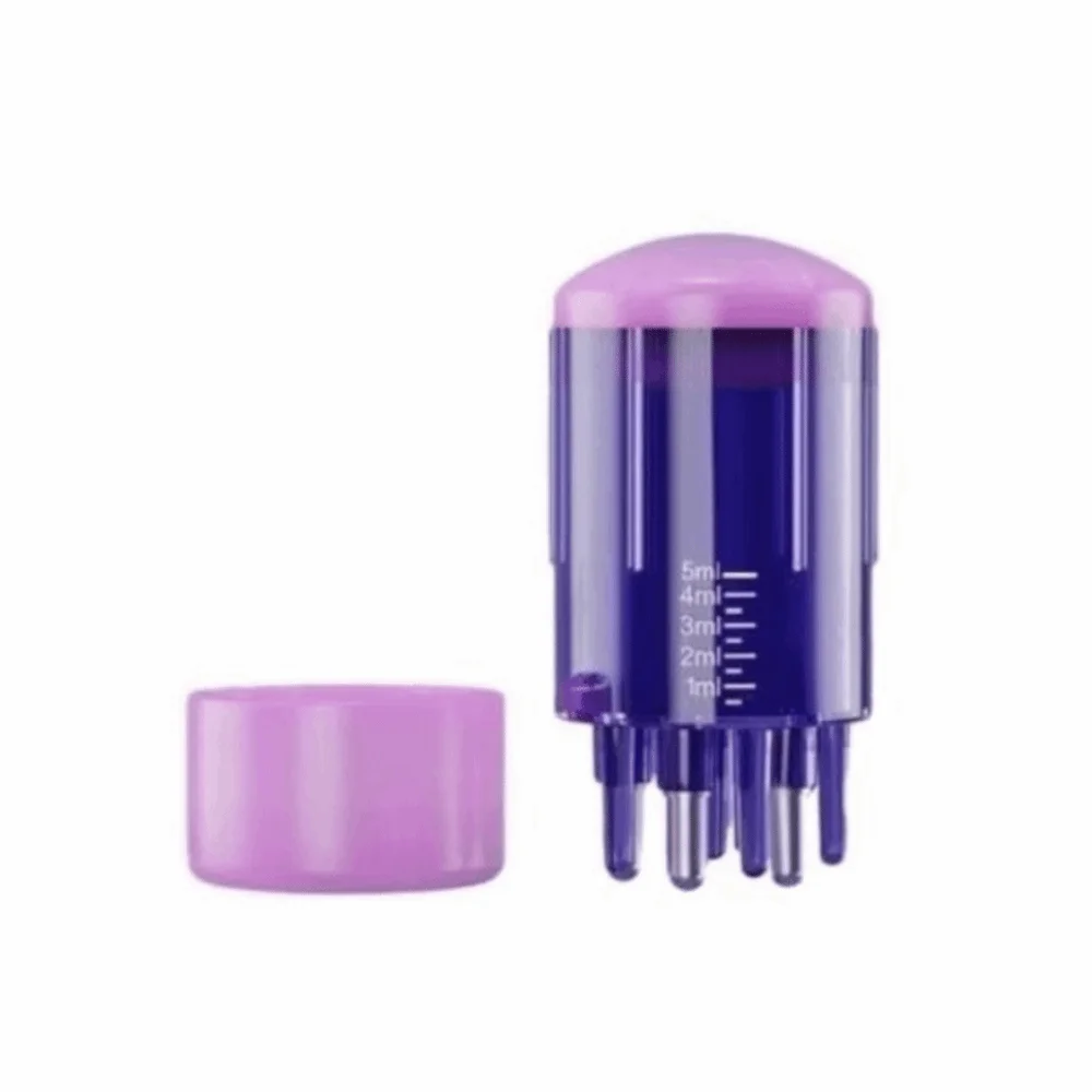 Hair Oil Portable Scalp Applicator Nourish Liquid Guiding Hair Serum Applicator Ball Massage Mini Liquid Comb Hair Roots Massage