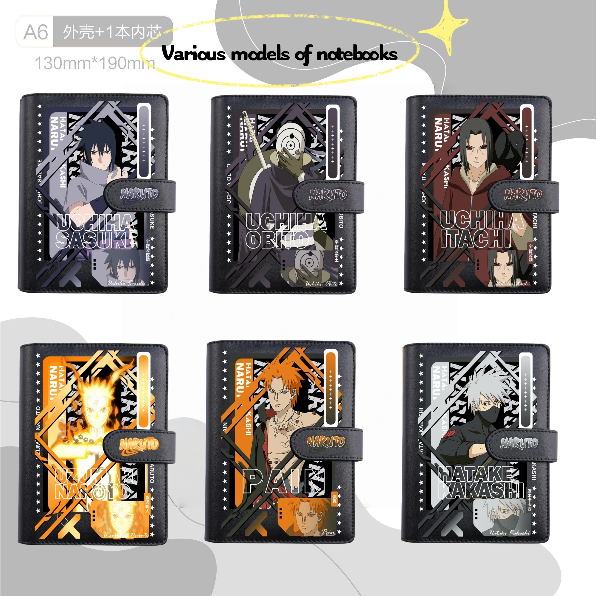 Naruto Notebook Kakashi Obito  - Office Supply Office Stationery Items ulasan dan harga