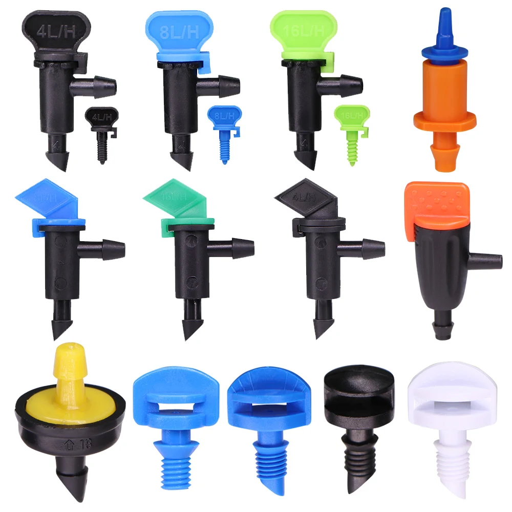 

4L 8L 16L Adjustable Nozzle 0-40L Emitter Garden Refraction Sprinkler Micro Drip Balcony Yard Greenhouse Watering Plants Tools