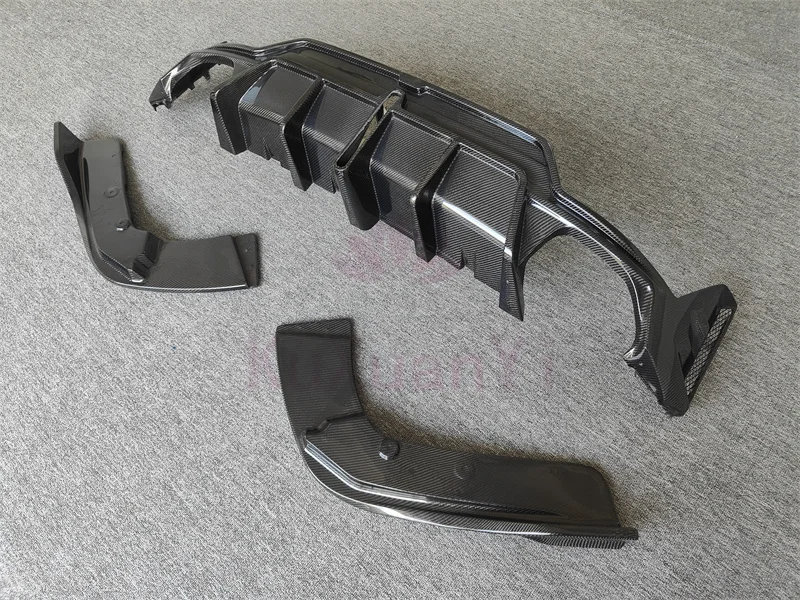 تستخدم لسيارات BMW الجديدة 3 Series G20 G28 مكونات الجسم المعدلة على شكل حرف A، طقم الجسم الناشر للشفاه الخلفية من ألياف الكربون