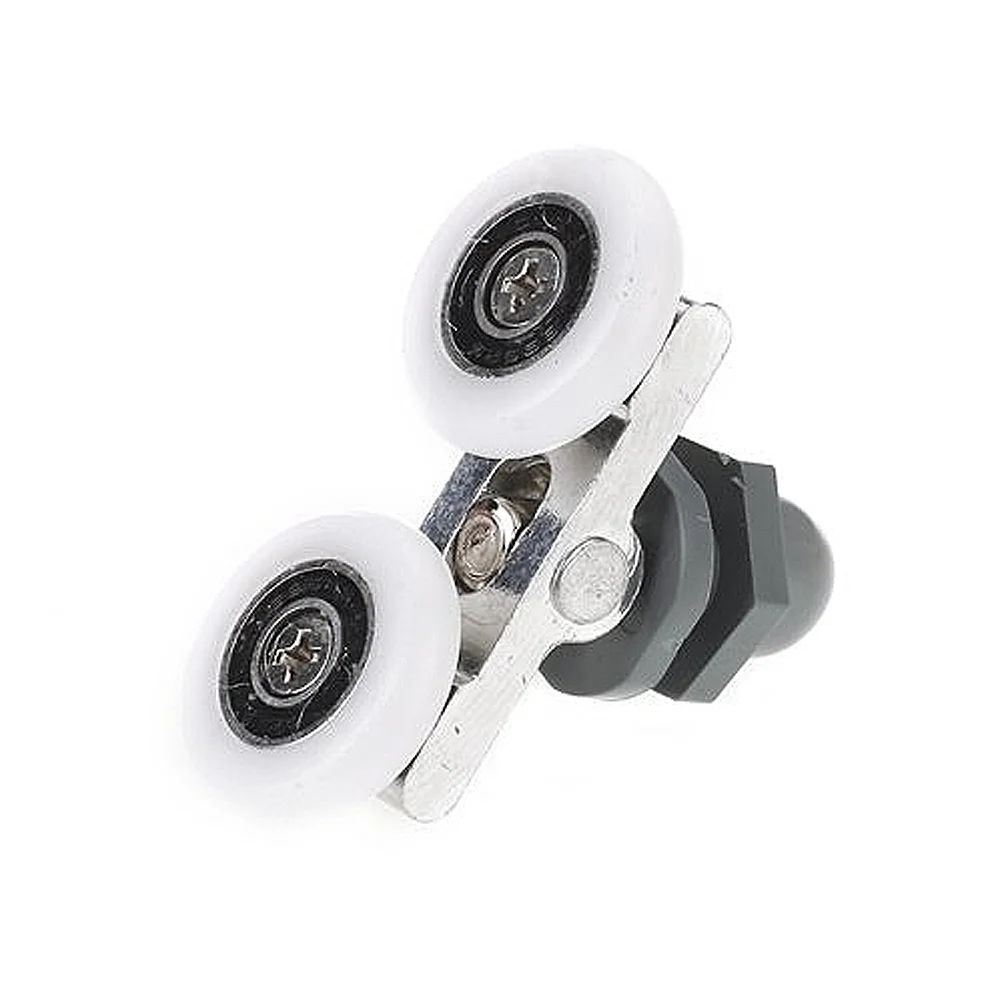 

23Mm Replacement Shower Sliding Door Roller For 6-8Mm Glass Aluminum Nylon Wheels Smooth Silent Operation Door Roller