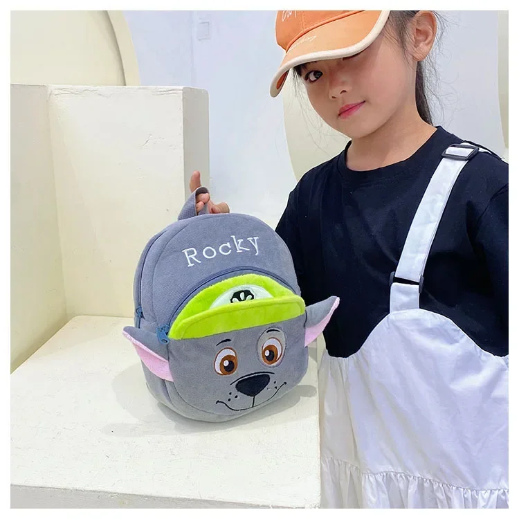 Cartoon Paw Patrol School Backpacks for Children Skye Chase Marshall Puppy Dog Kindergarten Mochila Niños Escolar Kids Gifts