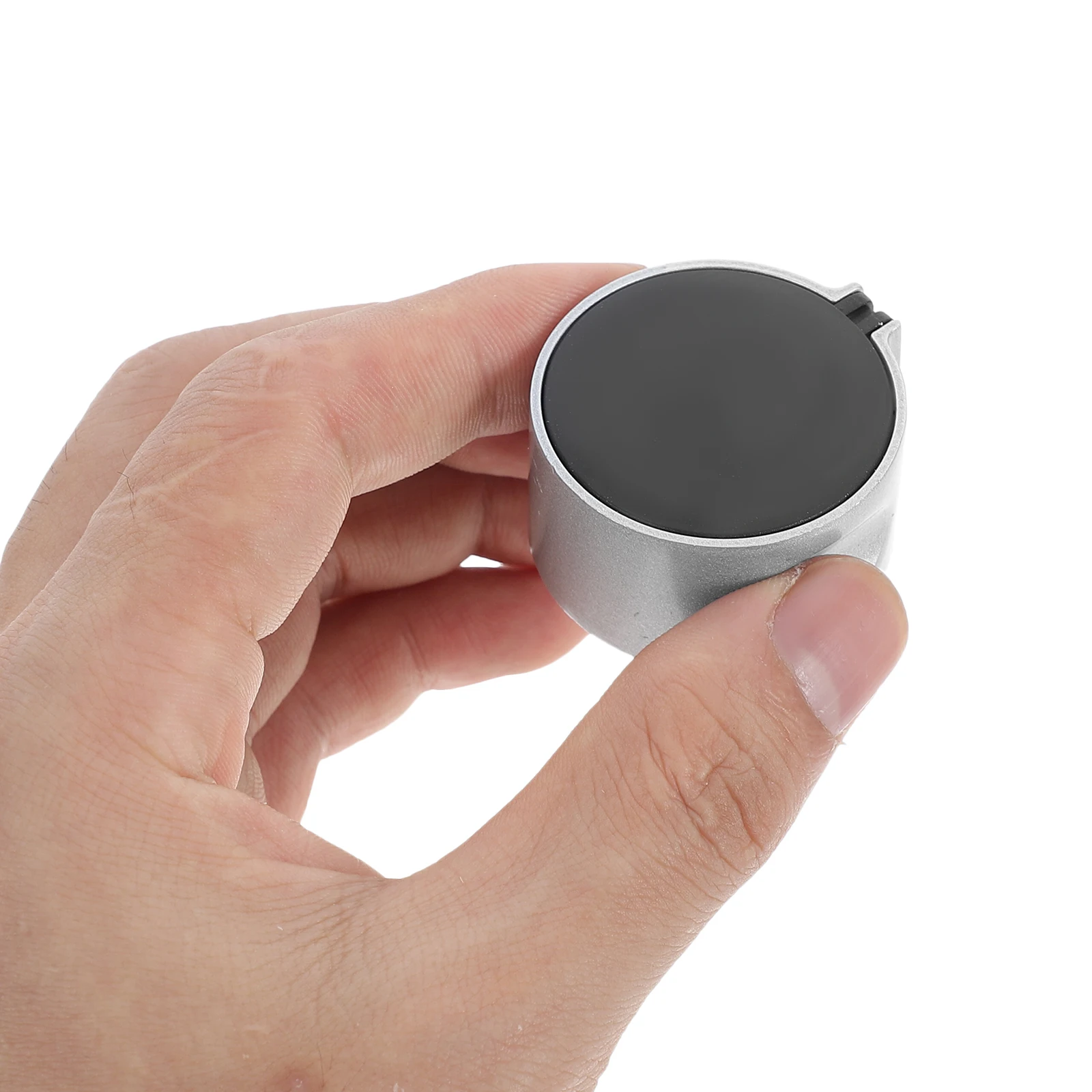 

2Pcs Heatresistant Durable Gas Stove Knobs Black Silver Elegant Design Simple Operation Versatile Compatibility Oven Stove Knob