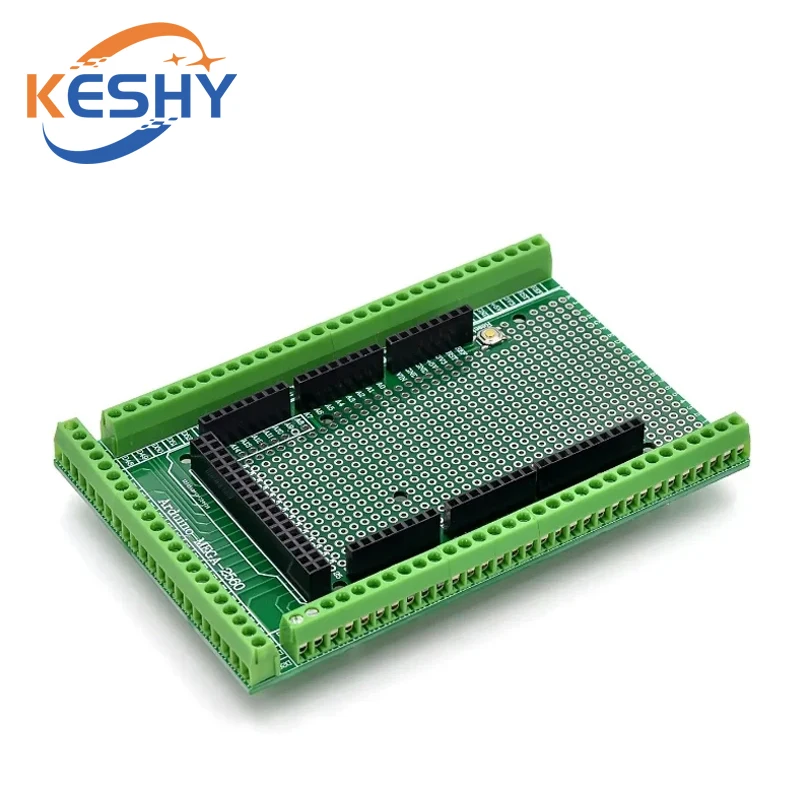 Compatible With MEGA2560 Double-side PCB Prototype Screw Terminal Block Shield Board Kit For Arduino Mega 2560 / Mega2560 R3 6