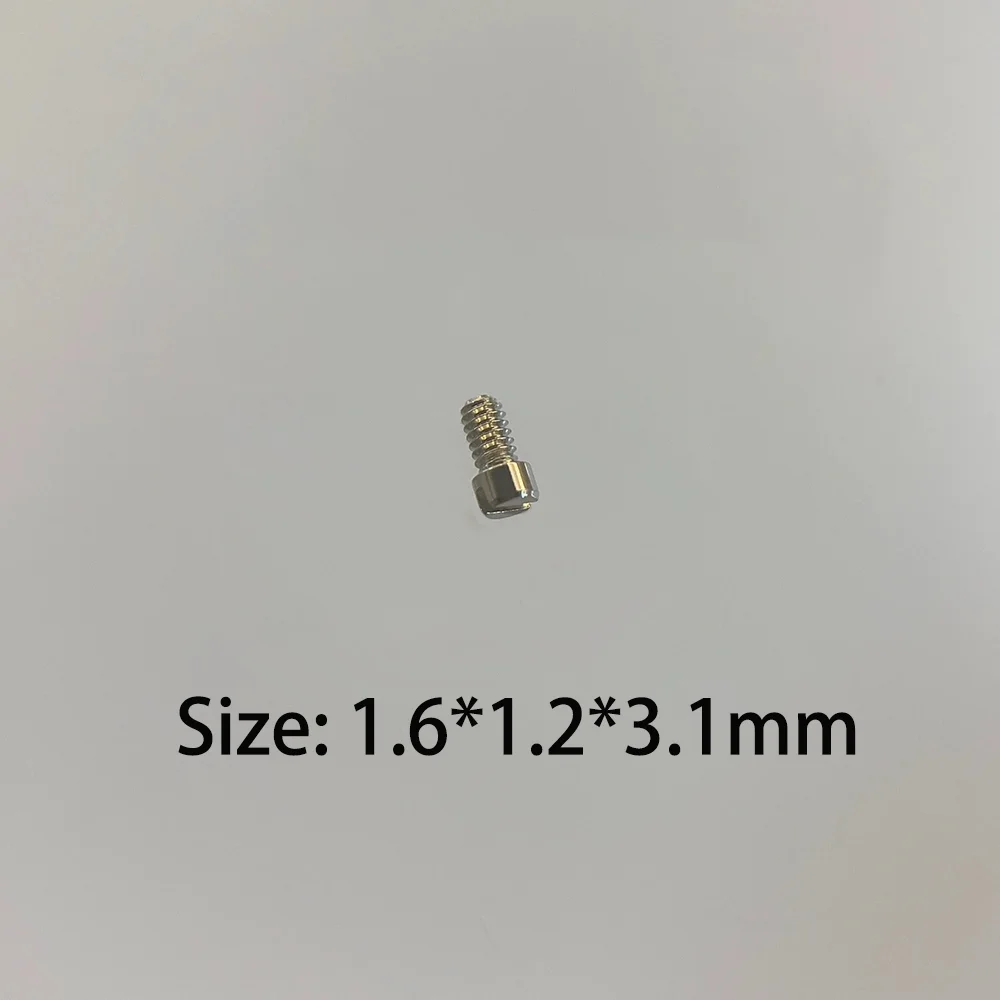 اكسسوارات الساعة مشاهدة الغطاء الخلفي مسامير ساعة إصلاح أجزاء غطاء مسامير 1.6*1.2*3.1 مللي متر