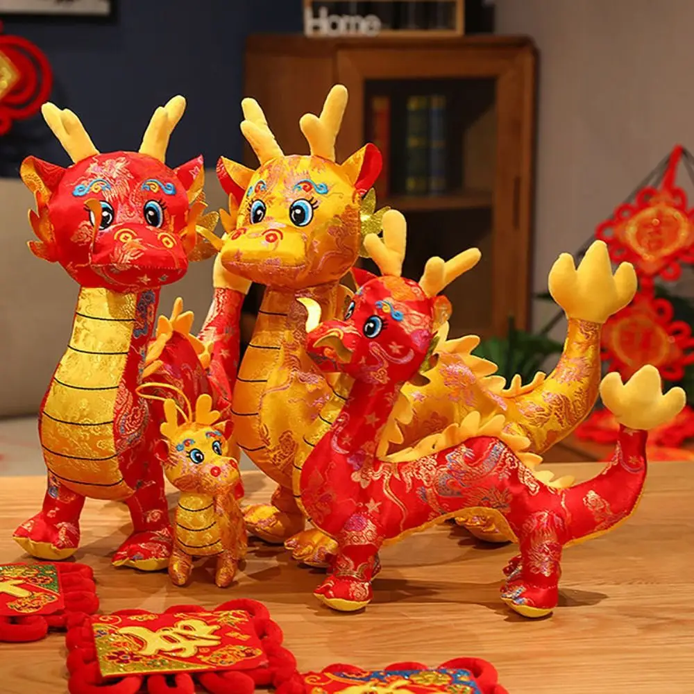 

Chinese Dragon Chinese Dragon Plush Toys Animal Zodiac Dragon Zodiac Drago Plush Toys Soft Plush Dragon Year Mascot Doll