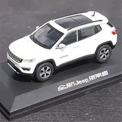 1:43 Jeeps Compass SUV Alloy Car Model Diecasts Metal Off-road Vehicles Car Model High Simulation Childrens Toys Gift Decoration