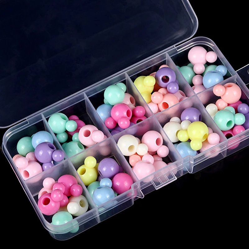 10/15/24 Grids Compartments Plastic Box Jewelry Bead Storage Container DIY Organizer Beads Bracelet Jewelry Boxes Tool Parts Box