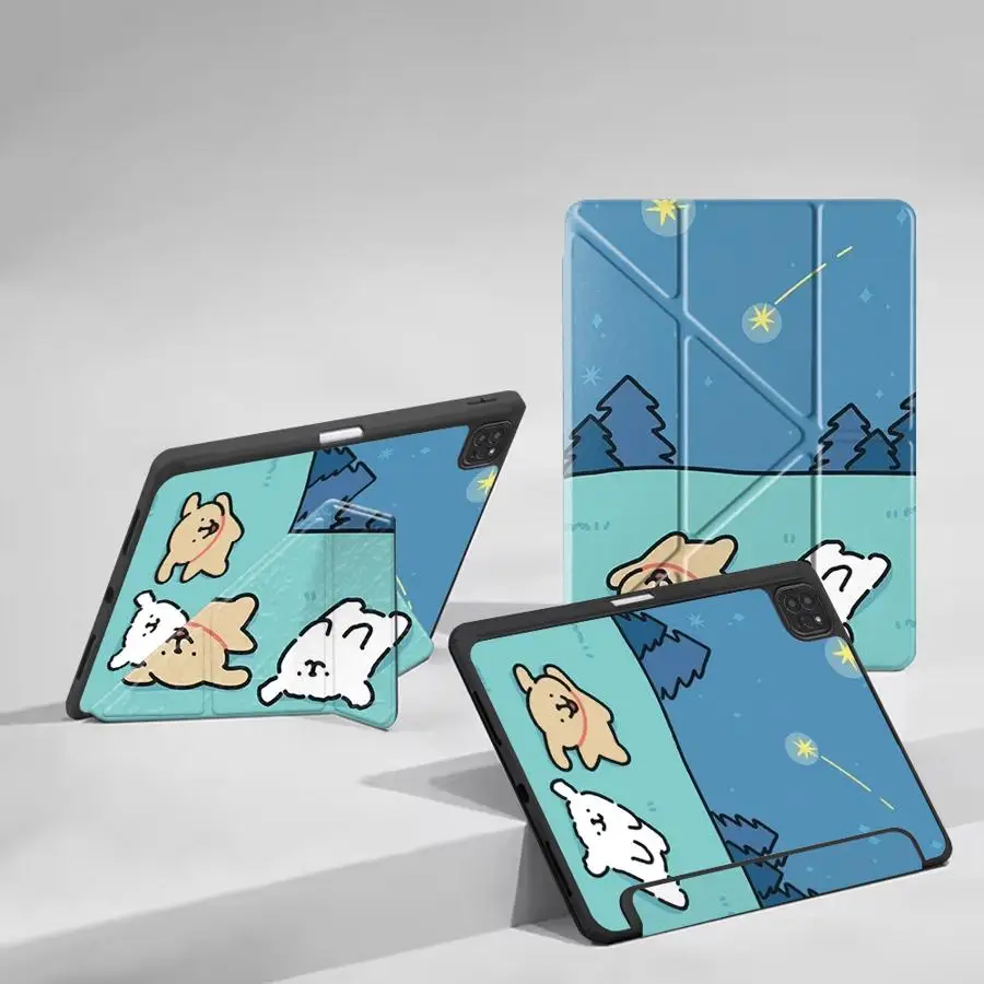

Милый чехол-подставка для планшетов iPad Mini 7, 6, Air 2025, 4, 5, M3, Air, M2, 1, 2, M4, Pro 10-го, 7-го, 11-го, 9-го, 8-го поколений