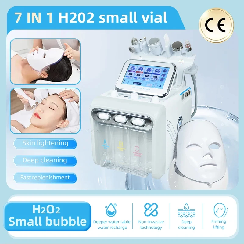 

Missheart Hot Selling Hydro Microdermabrasion Machine 6/7 in1 H2O2 Beauty Machine Facial Skincare