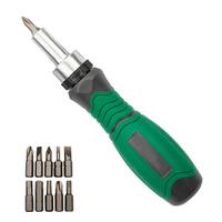 Ratchet Screwdriver Kit 10-in-1 Screwdriver Repair Tool Magnetic Ratchet Turn Screw Tool Multifunctional Angle Ratcheting