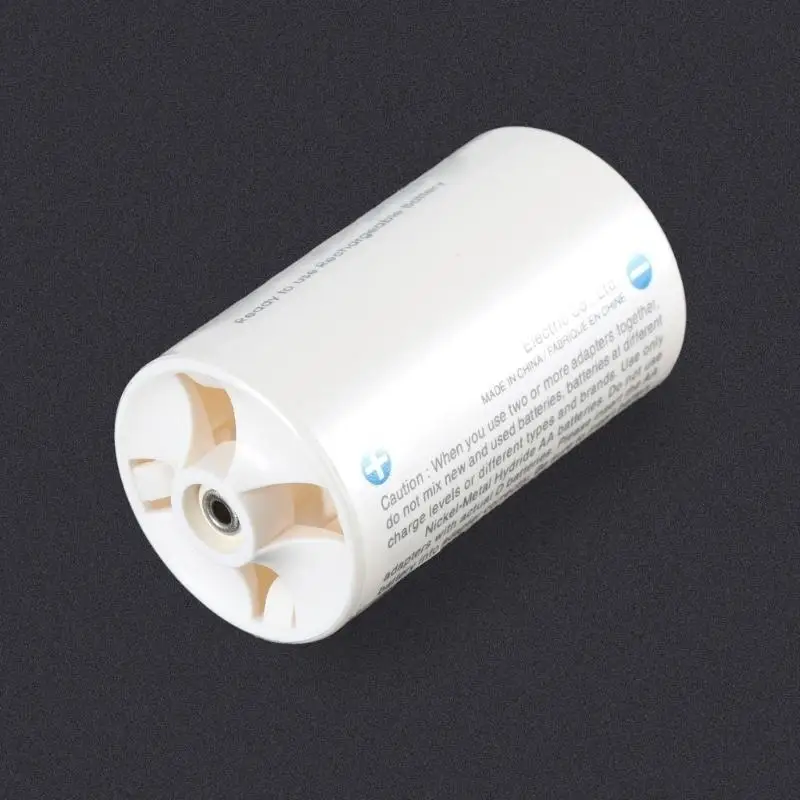 

R53C Portable LR6 AA to D LR20 Battery Size Adapter Cylindrical Battery Converter