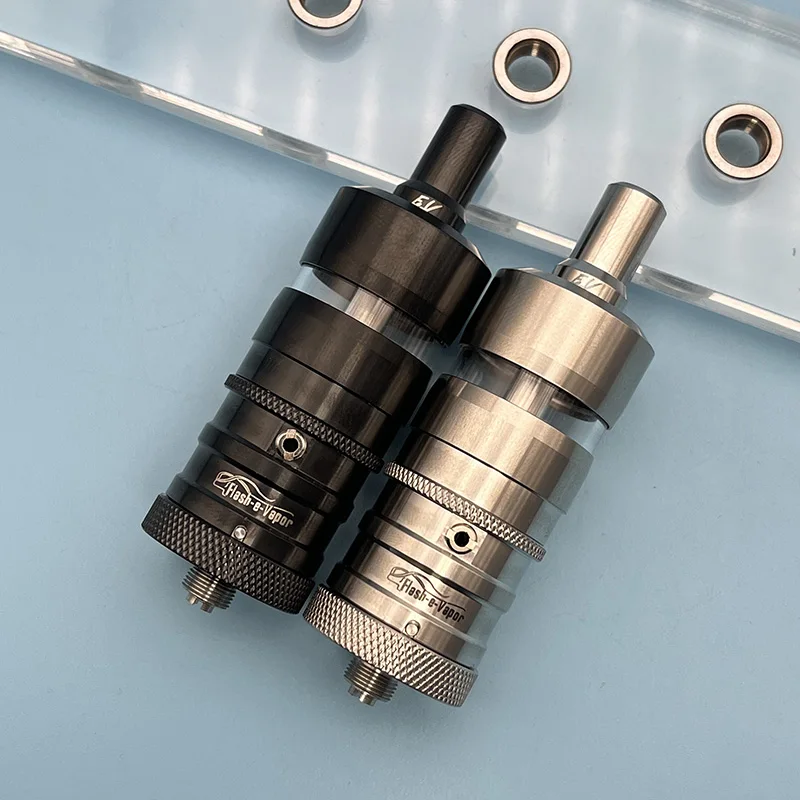 Flash-e-pary V4.5S + RTA MTL Atomizer 316 zbiornik do odbudowy ze stali nierdzewnej do parownik do elektronicznego papierosa Vape Mod DIY MTL