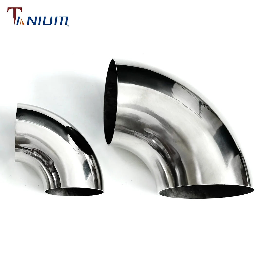 42.7-88.9mm Elbow Inconel 625 90 Degree Polished Mirror Curved Wholesale Pipe Fittings Mandrel Bends for Cars Exhaust