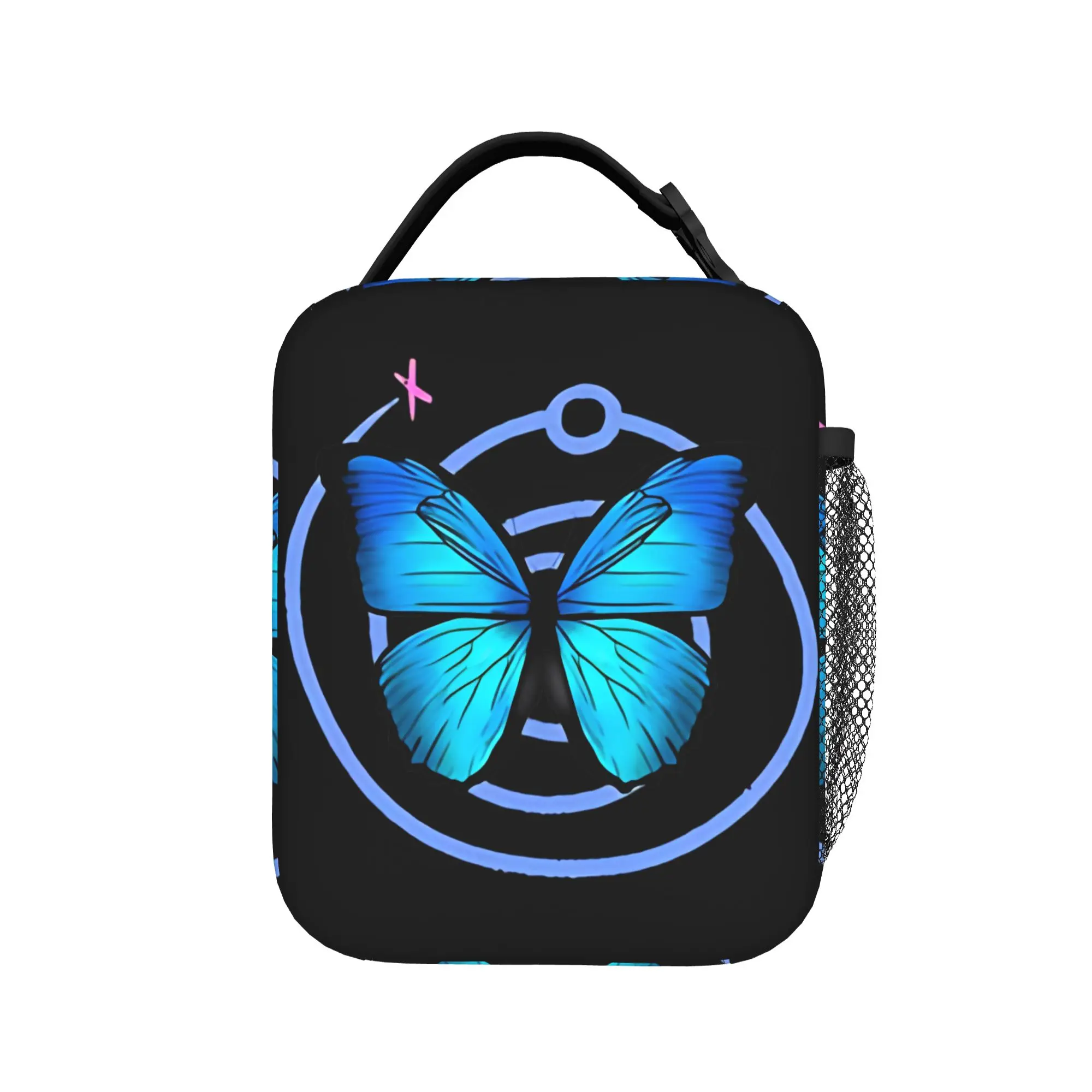 Life is Strange Game Insulated Lunch Bag Leakproof Butterfly Meal Container Cooler Bag Tote Lunch Box School  Food Handbags