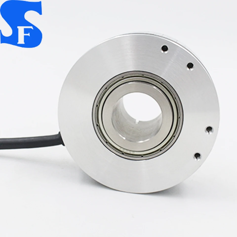 Hollow Shaft Optical Rotary Encoder Incremental Type 2048-8192P/R Resolution DC5V5% 200mA Line Driver Output