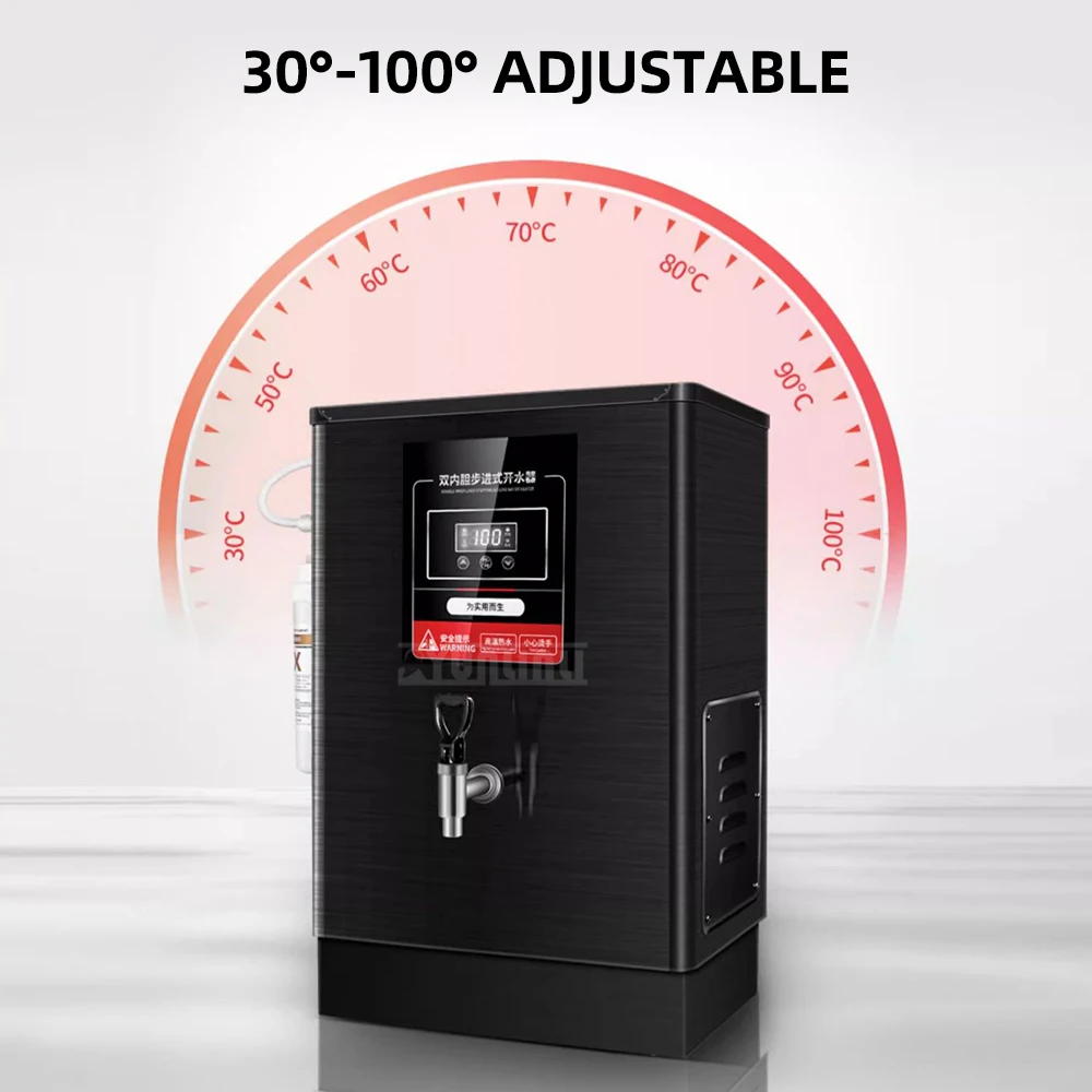 220V Instant Electric Boiler Eléctrico De Agua Caliente 40L Water Heater 3000W with Filter Stepper