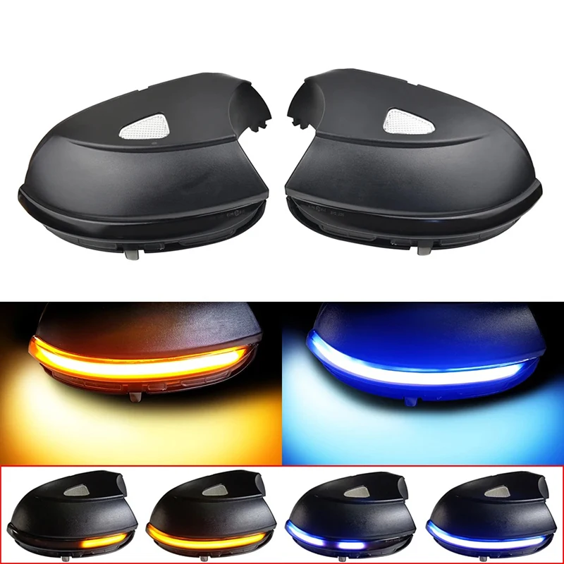 

2pcs Car Side Rearview Mirror Dynamic Turn Signal LED Light for VW Scirocco MK3 Passat B7 CC B7 Beetle EOS Jetta IV