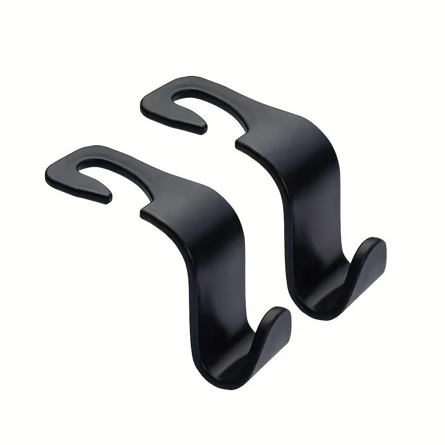 1/5/10/20/50/100pcs Two Car-Mounted Hooks, Hidden Hooks for Car Headrests, Multifunctional Hooks for Items on The Back Inside Th
