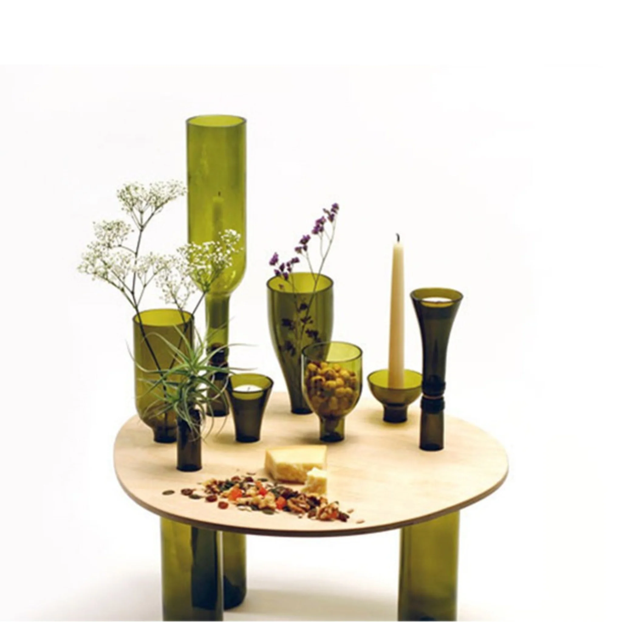 مجموعة قطع الزجاجات لزجاجات الزجاج/النبيذ - أداة مصباح DIY مع قاطع دقيق وآلة يدوية للحرف اليدوية المنزلية